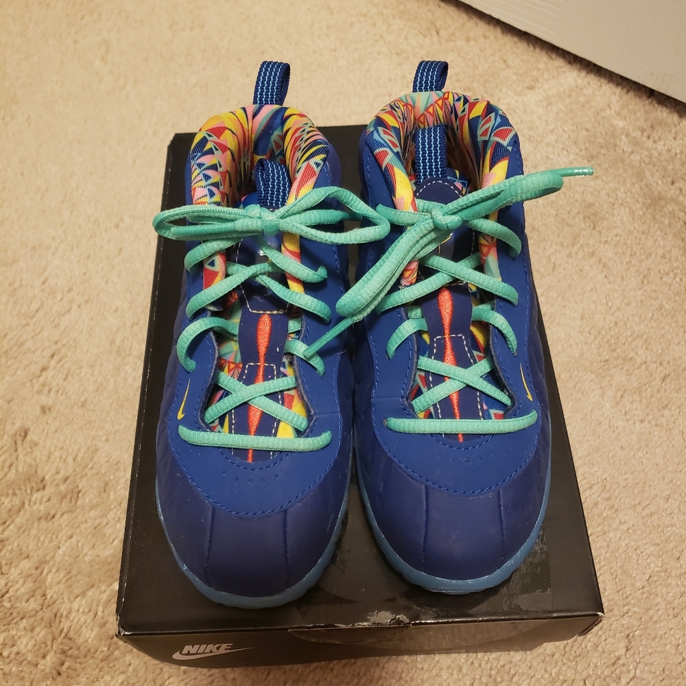 Nike Kids Little Posite with Multicolor Accents